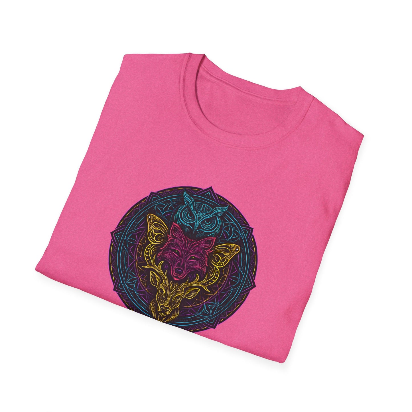 Neon animal mandala T-Shirt