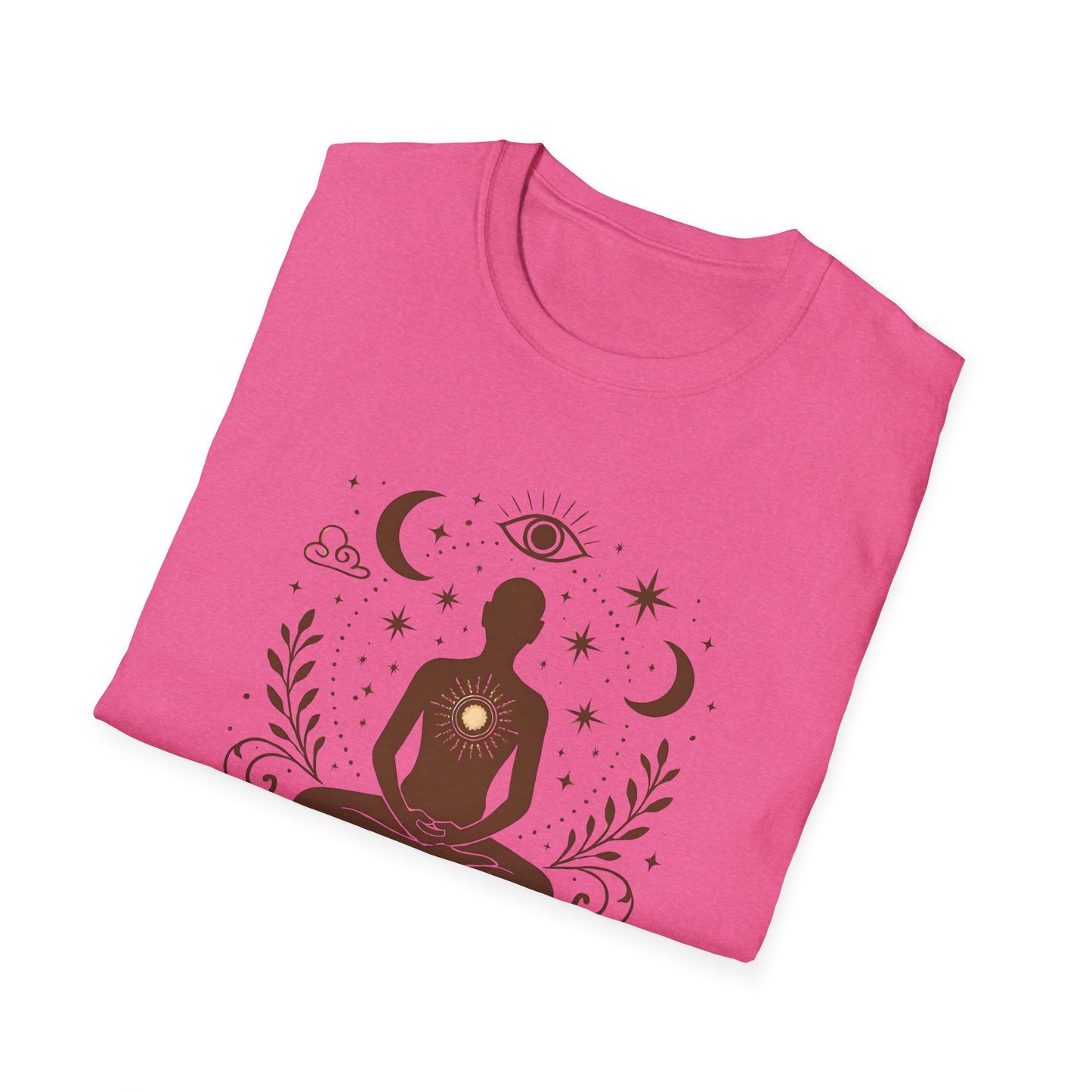 Meditative Cosmic Figure T-Shirt