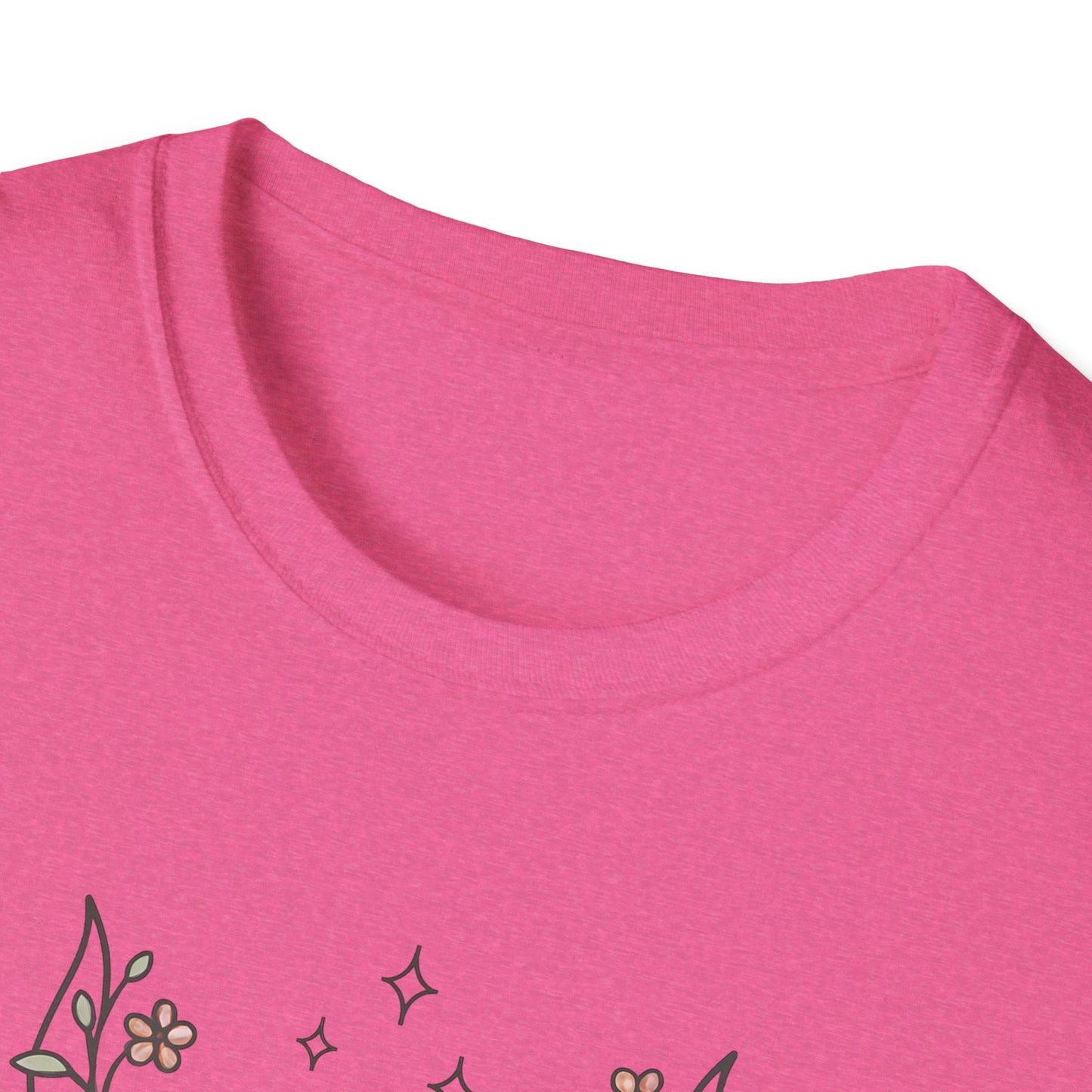 Floral deer skull T-Shirt