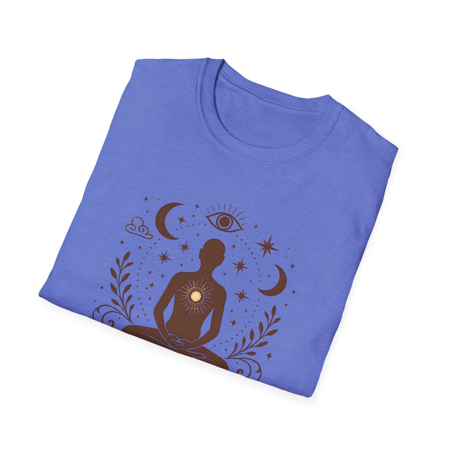 Meditative Cosmic Figure T-Shirt