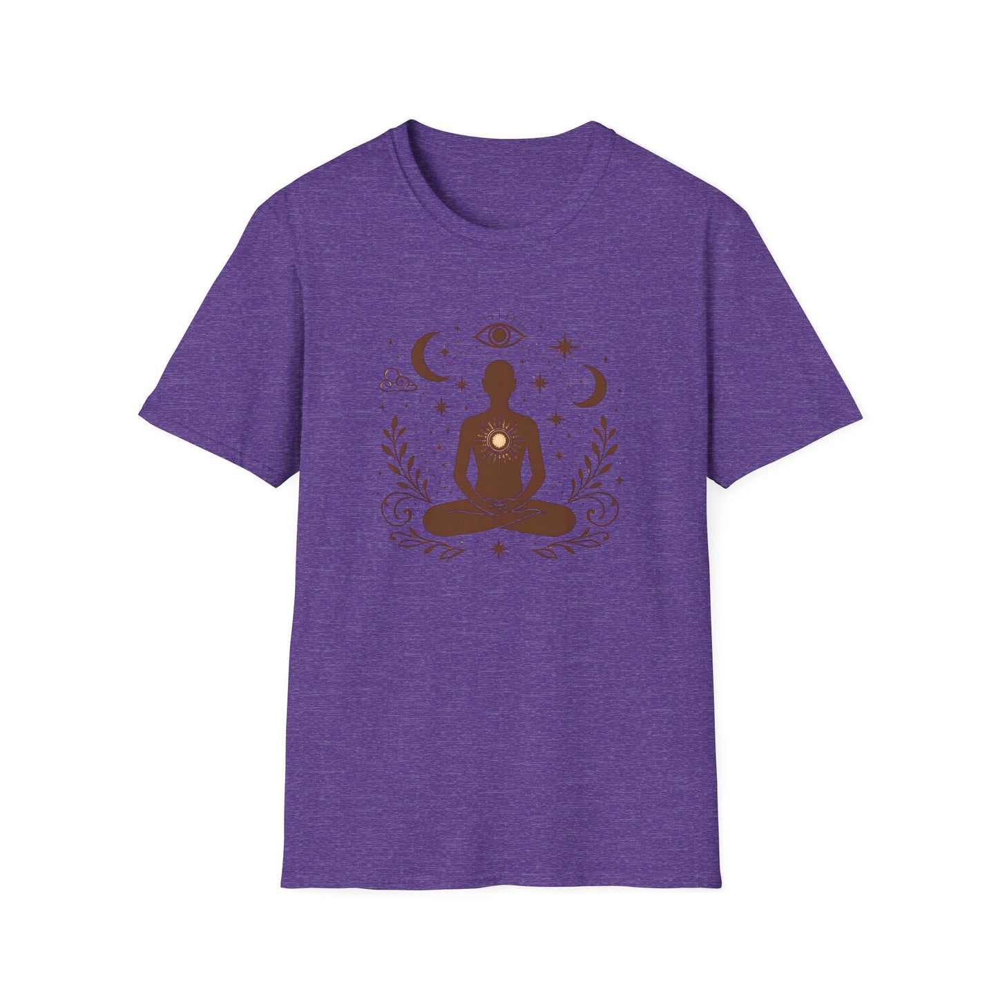 Meditative Cosmic Figure T-Shirt