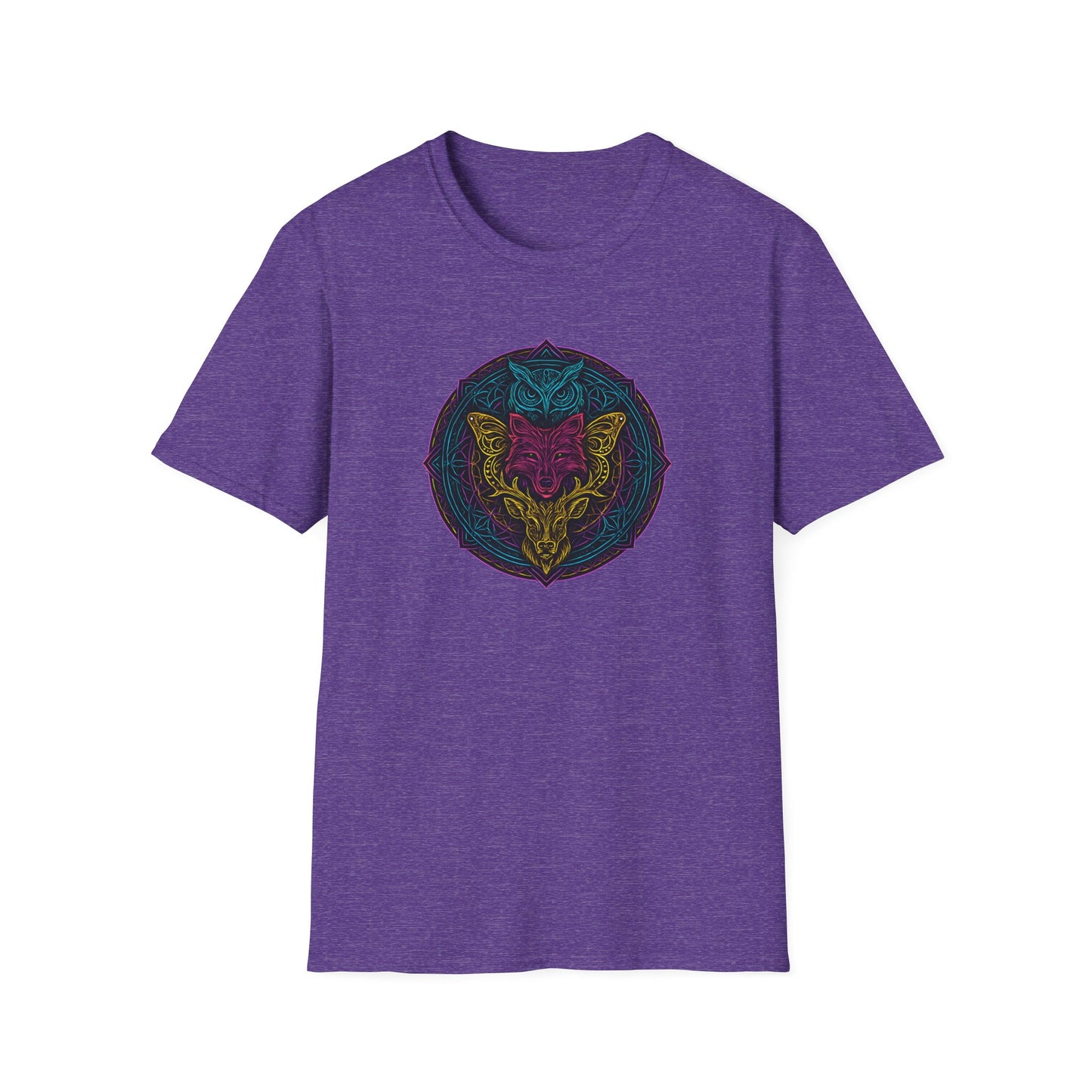Neon animal mandala T-Shirt
