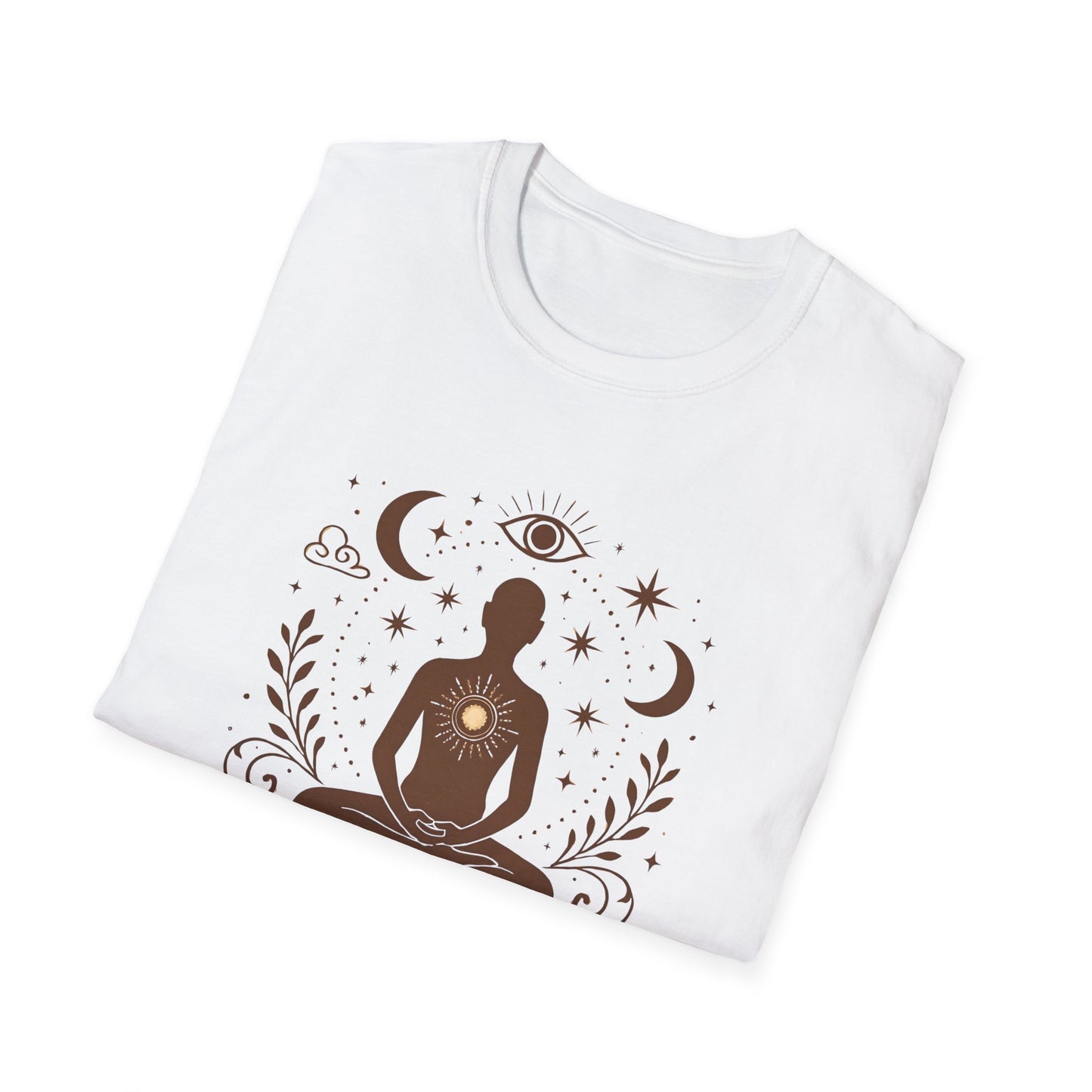 Meditative Cosmic Figure T-Shirt