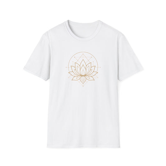 Golden lotus mandala T-Shirt