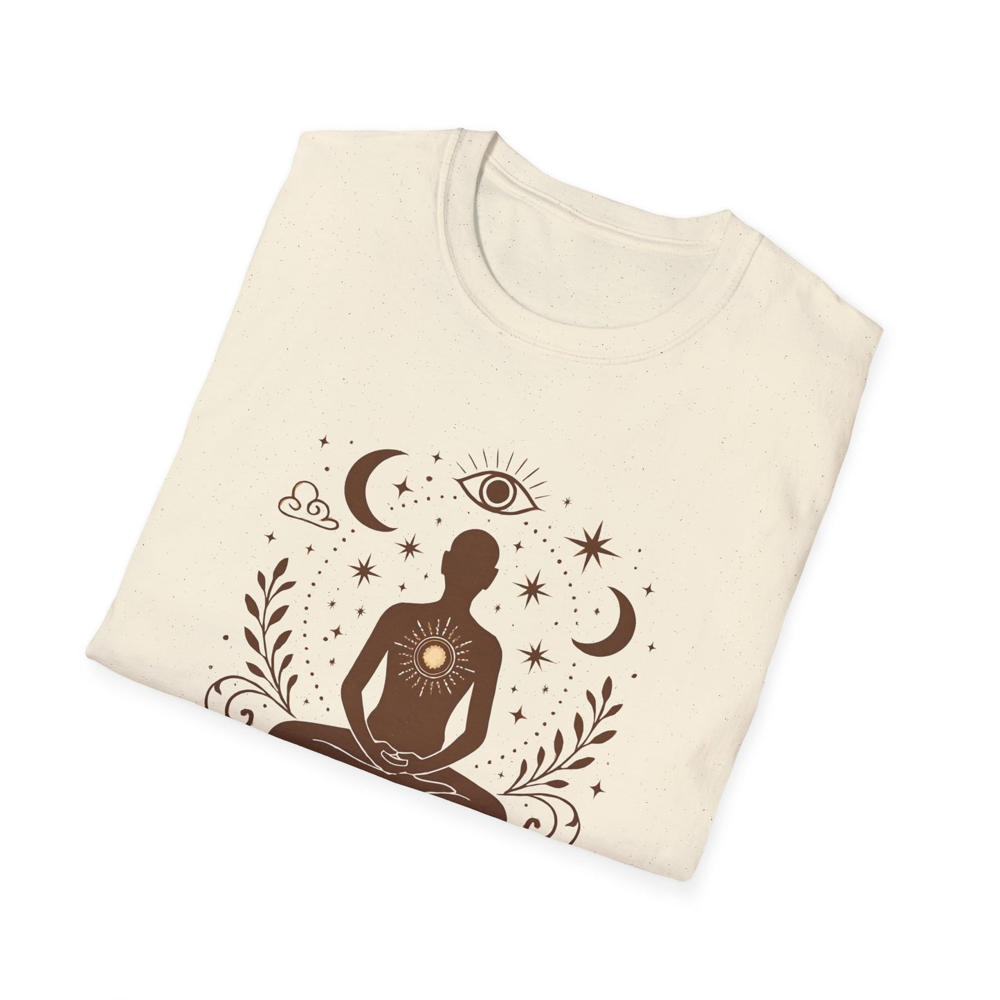 Meditative Cosmic Figure T-Shirt