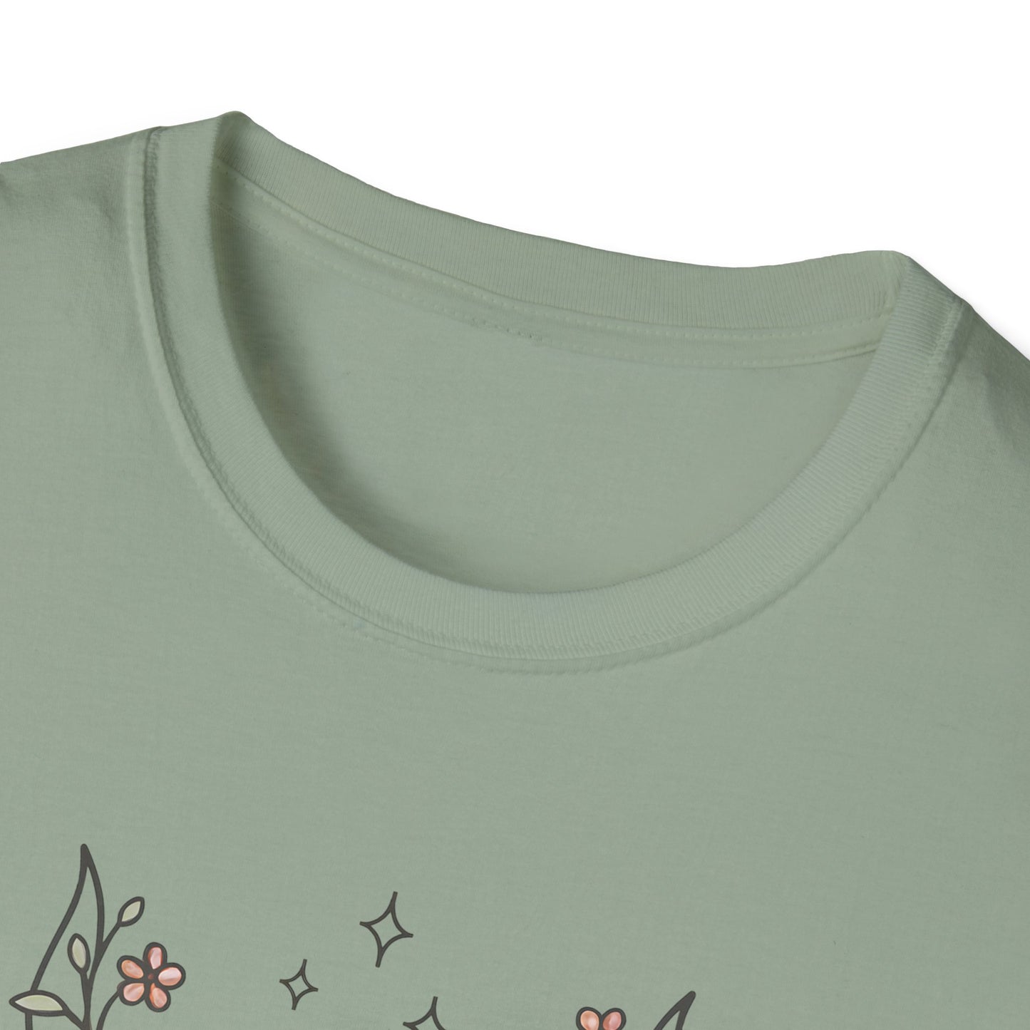 Floral deer skull T-Shirt