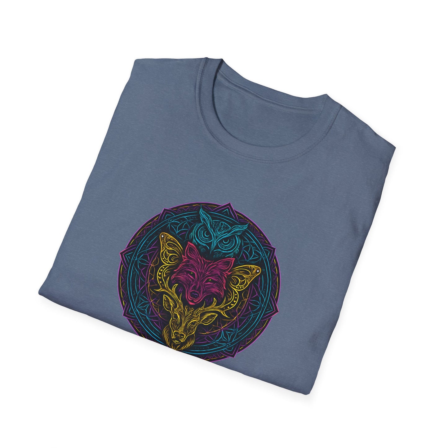 Neon animal mandala T-Shirt