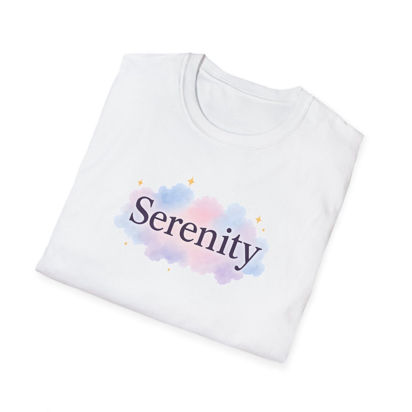 Serenity Cloud Illustration T-Shirt