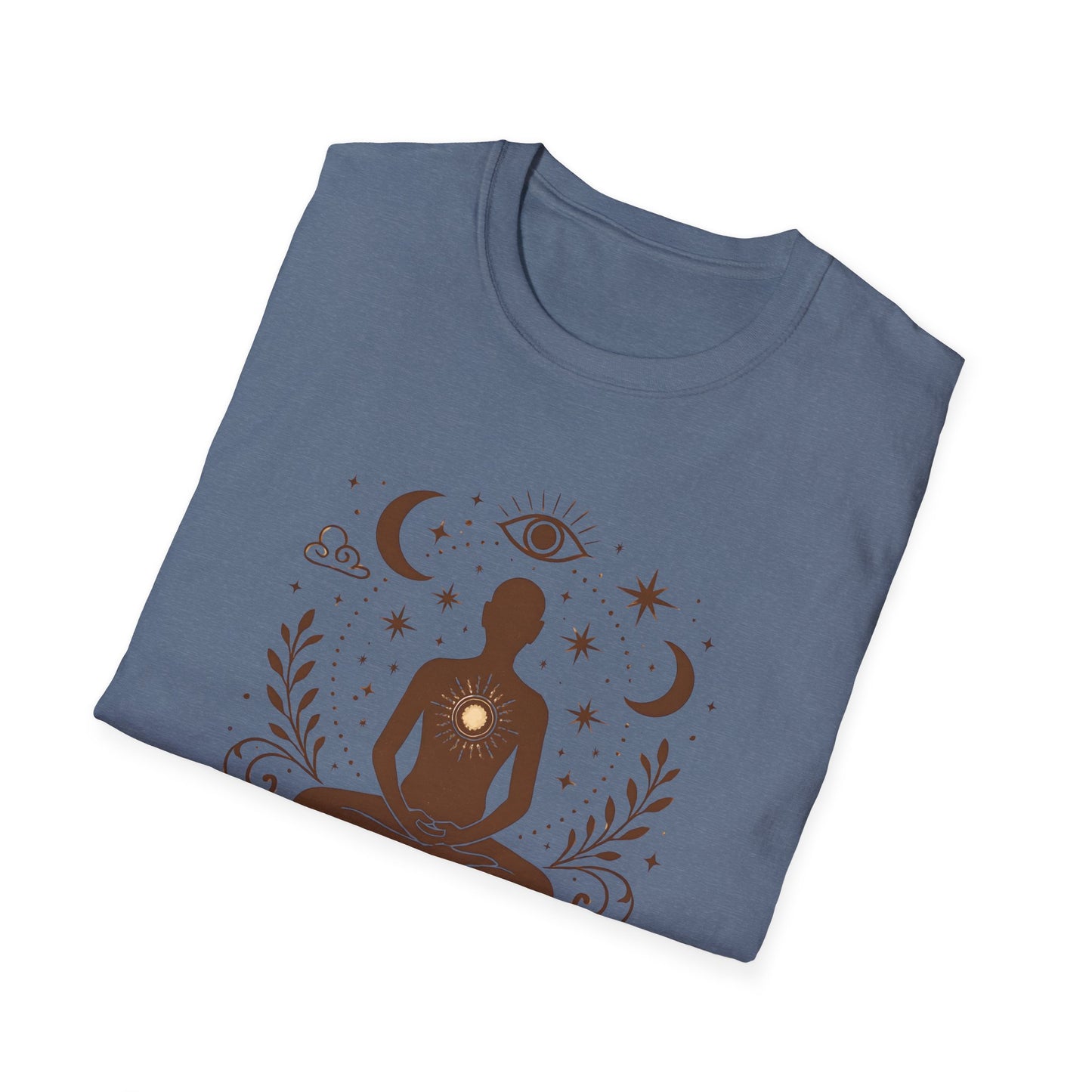 Meditative Cosmic Figure T-Shirt