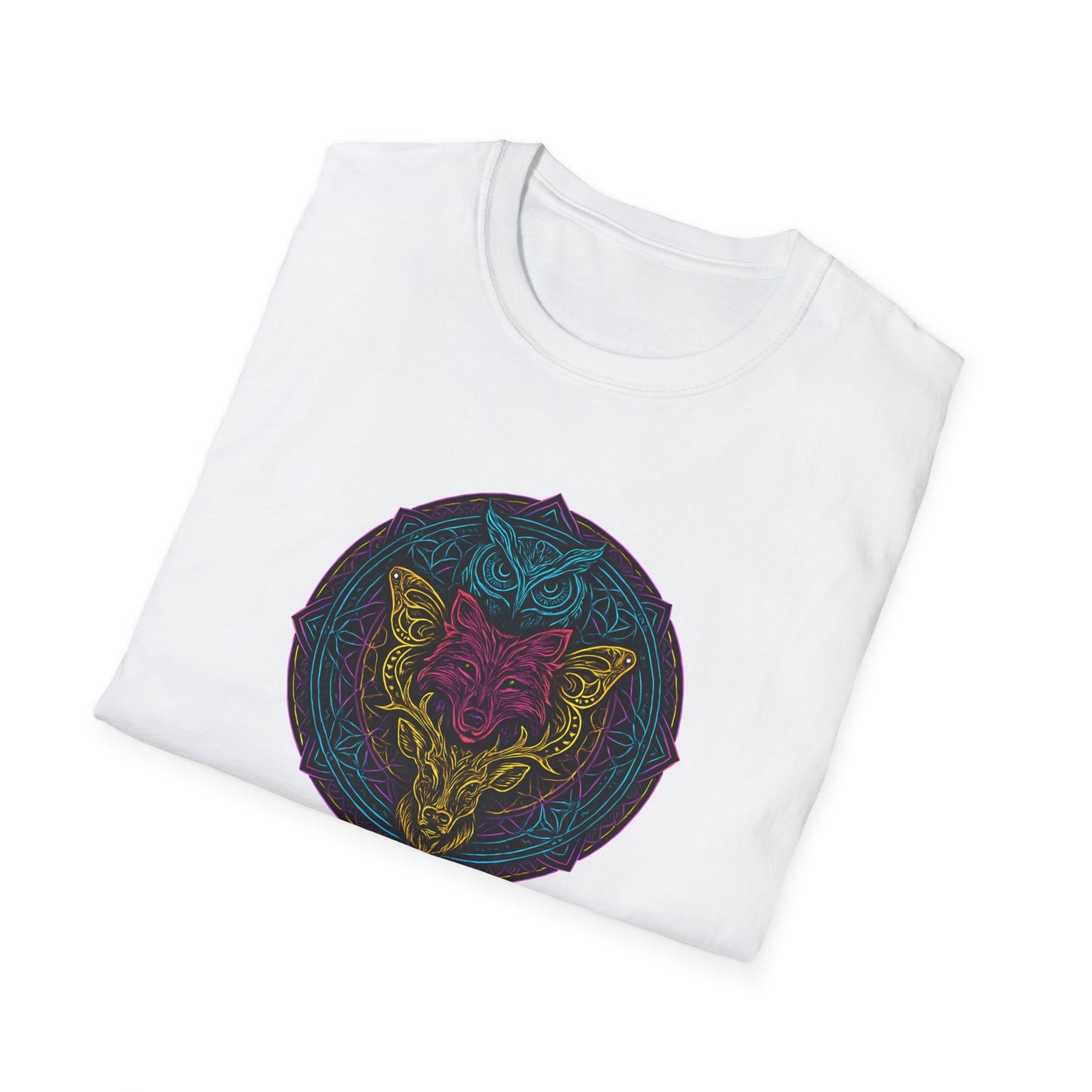 Neon animal mandala T-Shirt
