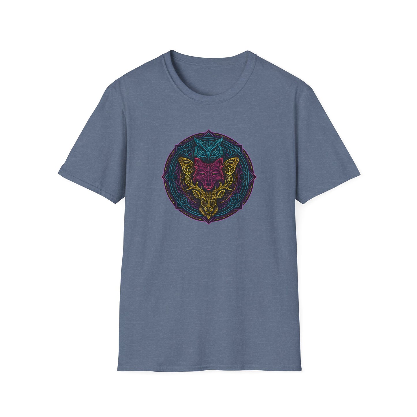 Neon animal mandala T-Shirt