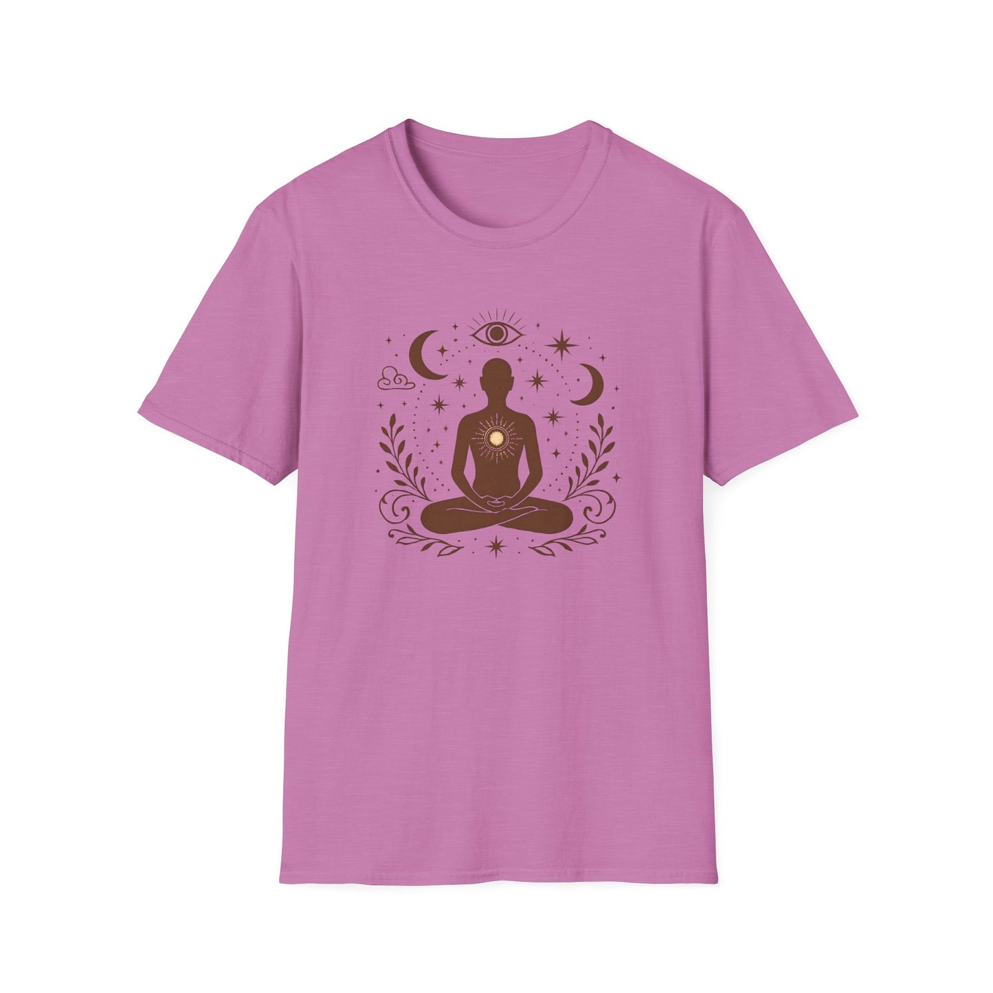 Meditative Cosmic Figure T-Shirt