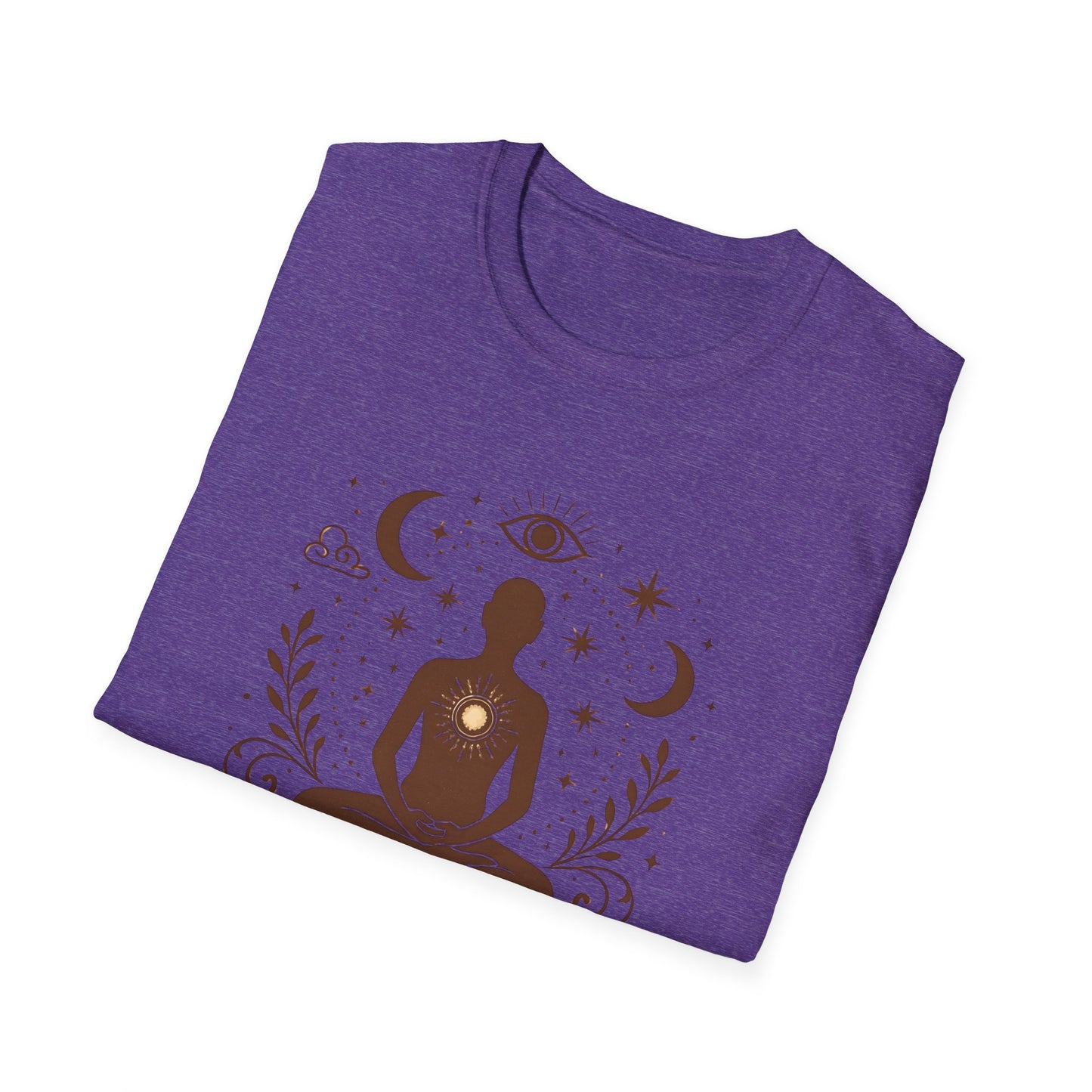 Meditative Cosmic Figure T-Shirt