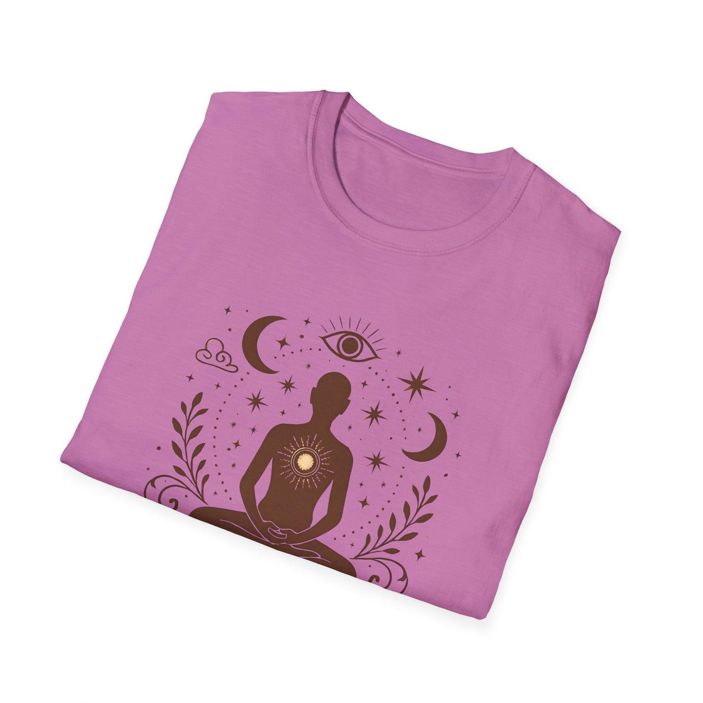 Meditative Cosmic Figure T-Shirt